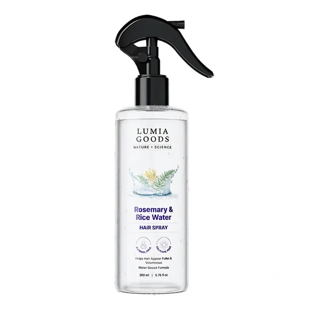 Rosemary Water with Rice Water |100% Natural Extract | Soft & Smooth Hair Non-Greasy & Fast Absorbing | 200 ml