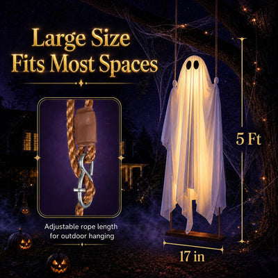 Swinging LED Ghost